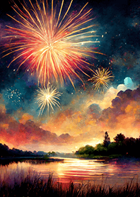 Beautiful Fireworks Theme#1459