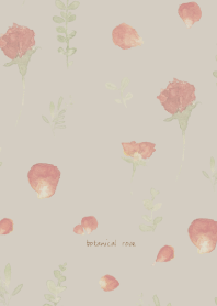 botanical rose -beige-