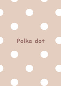 Polka dot Beige Theme.