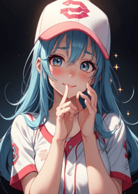 可愛運動女孩-棒球 A403aB