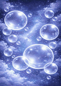 Dark Night Bubble Clouds