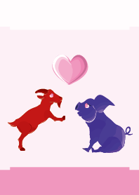 ekst แดง (แกะ) เลิฟ บลู (หมู)