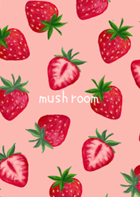 Botanical strawberry pink2 mush