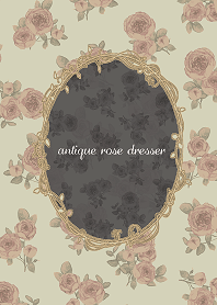 Antique rose dresser