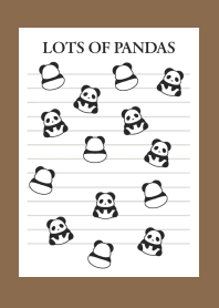 LOTS OF PANDAS NOTEBOOKj-BROWN