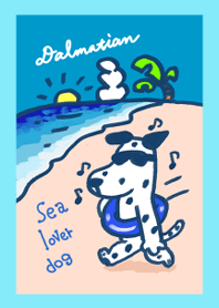 Sea lover dog"Dalmatian"(01)
