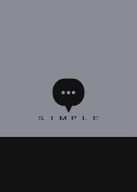 SIMPLE(black gray)V.1711b