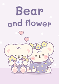 Bear and flowers!