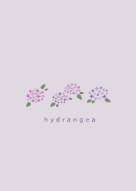 Simple flower/あじさい(紫)