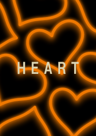 Neon Heart is Full Orange 19