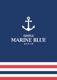 SIMPLE MARINE BLUE+RED