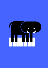 Piano elephant