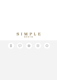 SIMPLE ICON WHITE-MEKYM 34