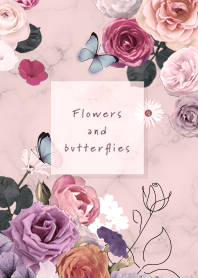 Marble and flowers4 pink11_2