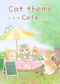 Cat illustration theme 13J