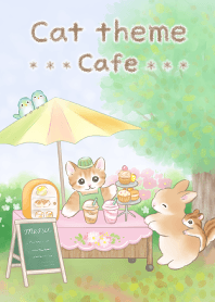 猫たちの着せかえ13（カフェ）