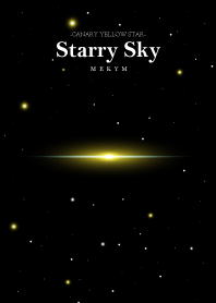 Starry Sky -CANARY YELLOW STAR-