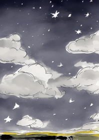 Night appearance background 0B06D8