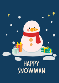 Snowman - Happy Snowman