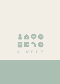 シンプル（beige green)V.454