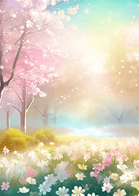 Beautiful real scenery(Spring-638)
