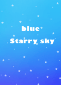 blue starry sky