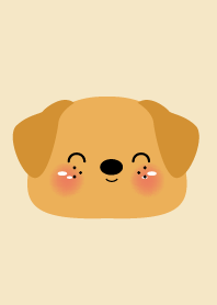 Minimal Golden Dog  Theme