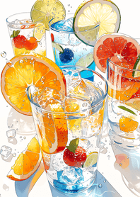 Purple Citrus Soda Party