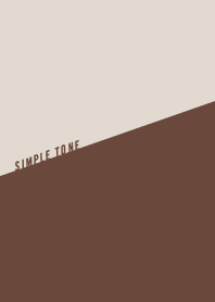 SIMPLE TWO TONE // Chocolate