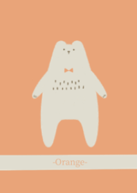 Polar Bear-Orange--