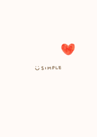 Watercolor red heart14 from Japan