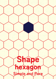 Shape hexagon tetukon