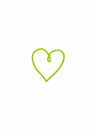 (HAPPY simple green heart)