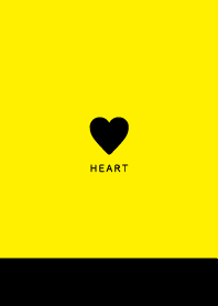 Simple Heart -Black&Yellow 10