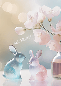 Greige Rabbit sakura viewing 02_1