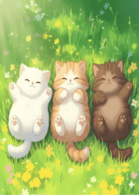 ลูกเหมียวพักร้อน! (ขาว)