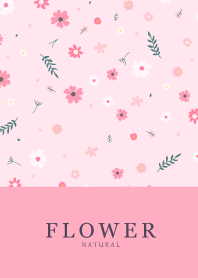 FLOWER MILKY PINK NATURAL