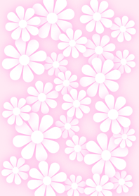 パステル フラワー ピンク系の花 No.2