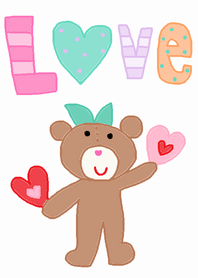 (bear lilo white )