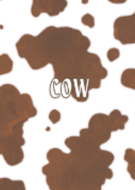 Cow pattern/beige