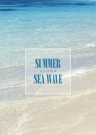 SUMMER BLUE SEA WAVE 10 -HAWAII-
