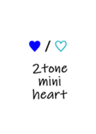 2tone mini heart 9