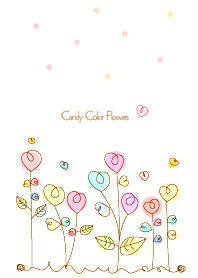 Candy color flowers 6