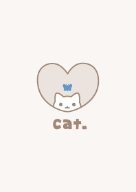 Cat Butterfly - Dullness Beige