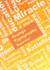 Grunge Typography Sunrise