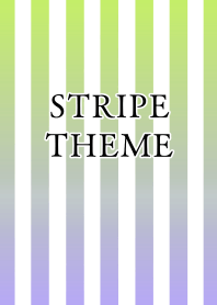 GRADATION STRIPE/YELLOW GREEN PURPLE/WH