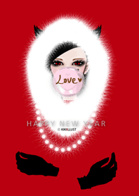 Red fox MIHO Happynewyear!