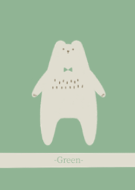 北極熊【绿色】