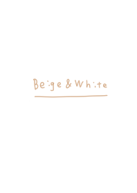 Simple*Beige&White