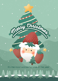 Strawberry Santa : Merry Christmas !